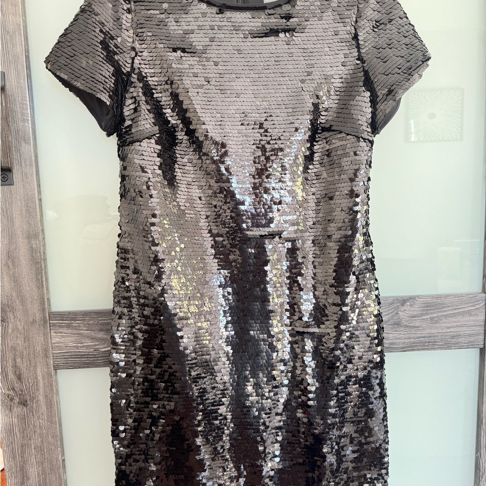 Elegant Black Sequin Dress